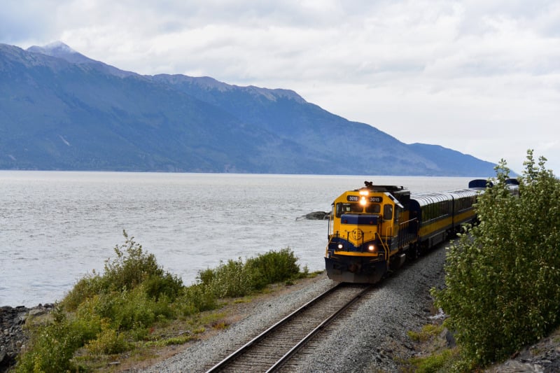 Alaska Railroad on the Turnagain Arm