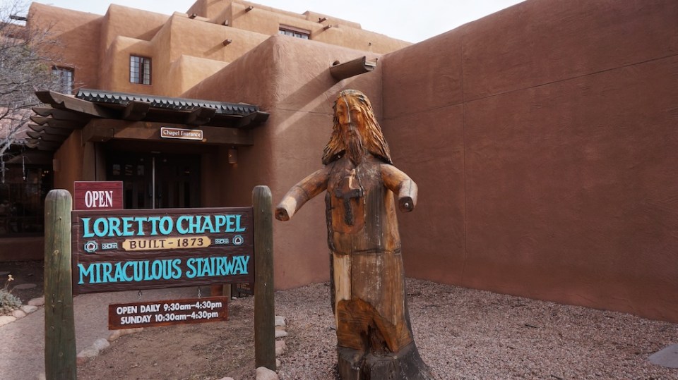 Loretto chapel Santa Fe in New Mexico