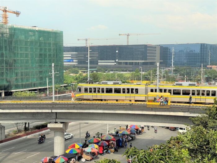 LRT-1 Cavite Extension near PITX station