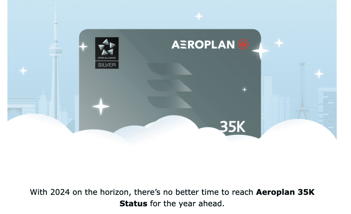 Aeroplan Elite Status: Targeted Buy-Up Offers for 2024