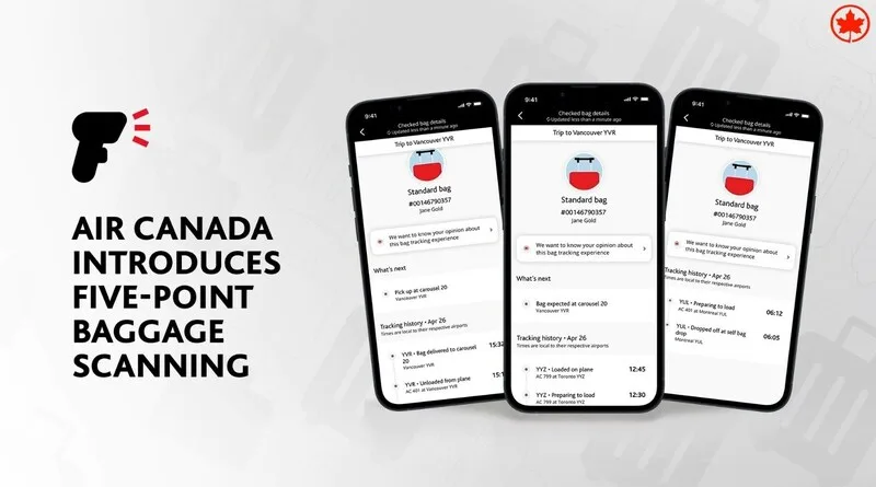 Air Canada Launches Baggage & Mobility Aid Tracking Feature on App