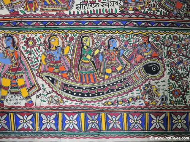 Ramayana in Madhubani Style