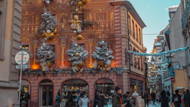 Strasbourg decorated for Christmas