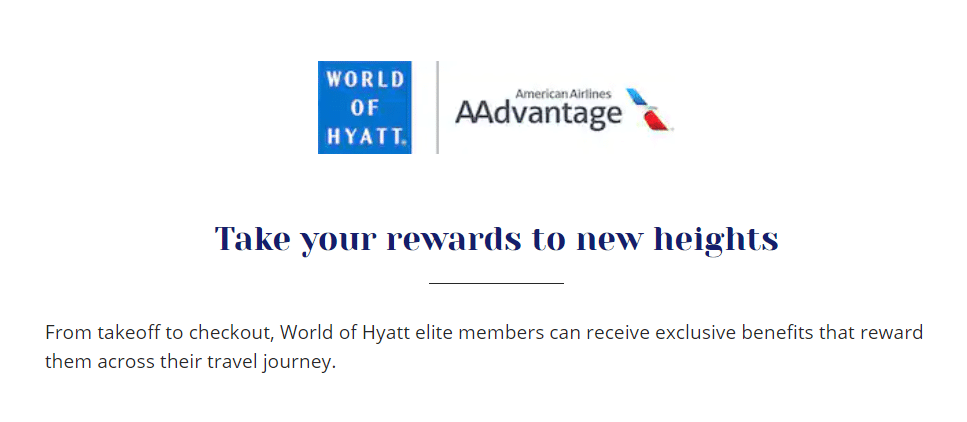 Hyatt and American Airlines Partnership: Reciprocal Points Earning & Elite Status
