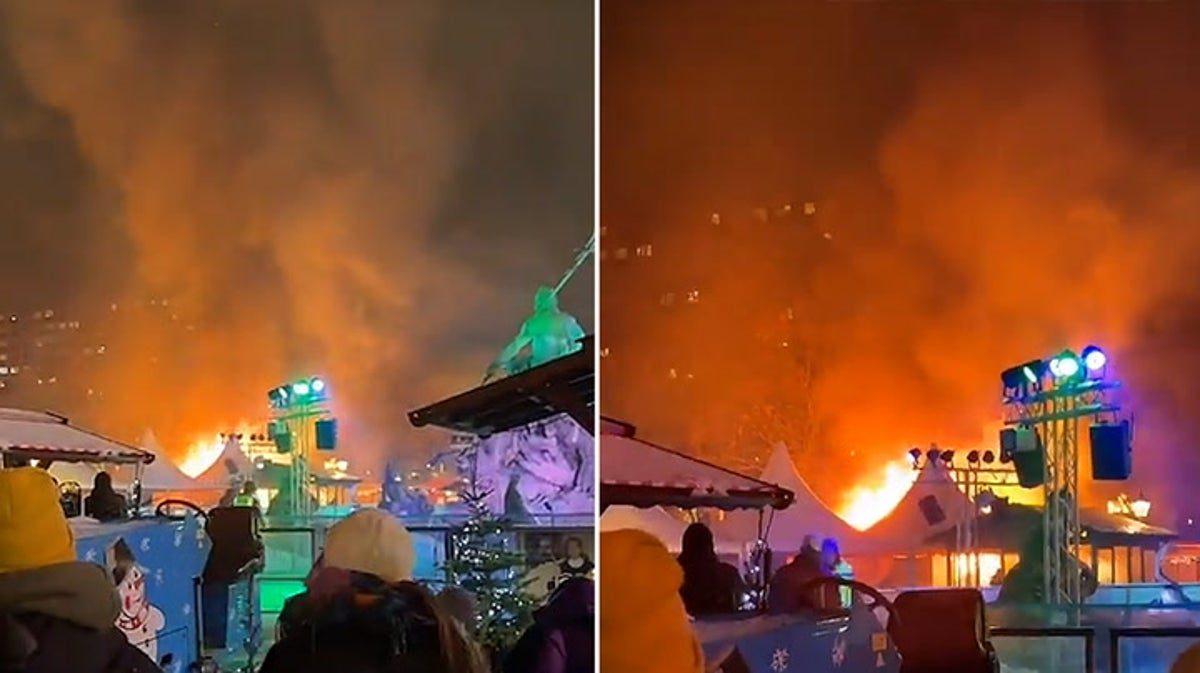 Massive fire rips through Berlin Christmas market as tourists flee | News