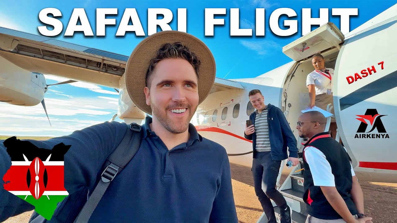 Our CRAZY Safari Flight Experience (40-year-old plane😱)