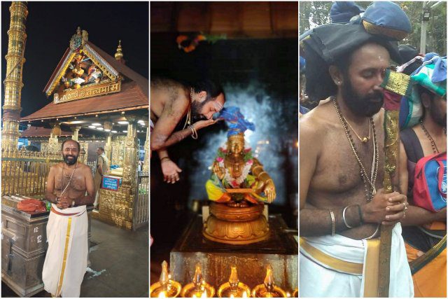 Sh Aravind Subramaniyam at Sabarimala