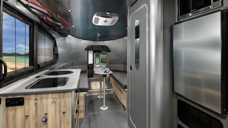 Airstream Basecamp Interior - travel trailers under 3500lbs
