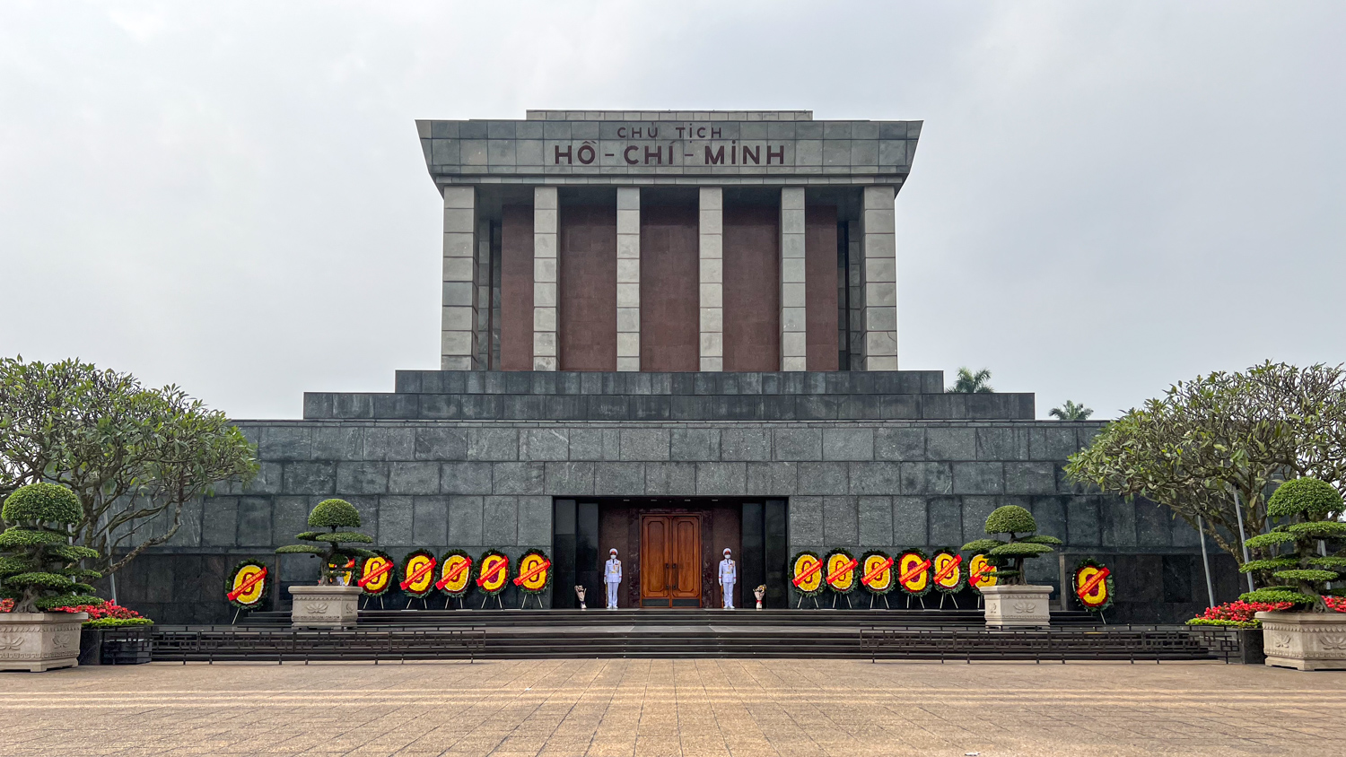 Ho Chi Minh's Mausoleum in Hanoi, Vietnam