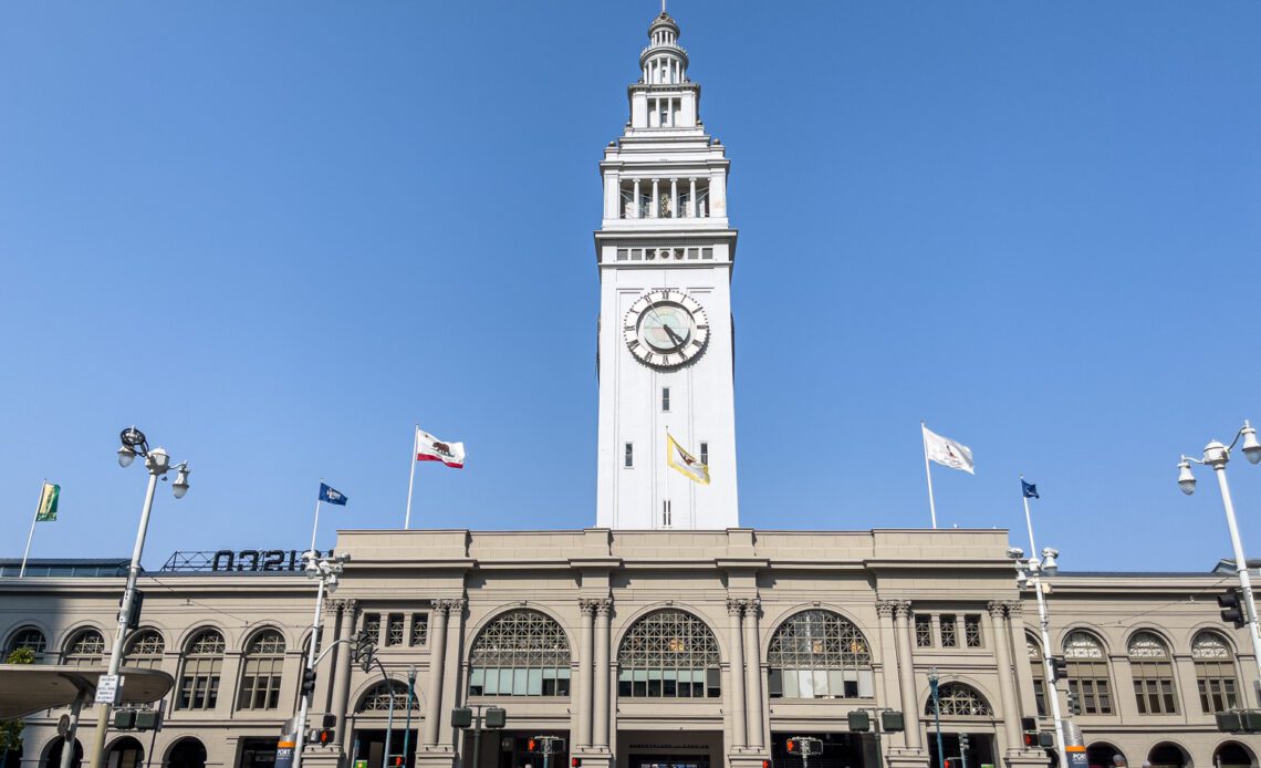 Ferry Building on the Embarcadero, one of the best places to walk in San Francisco, CA (photo: Dave Lee)