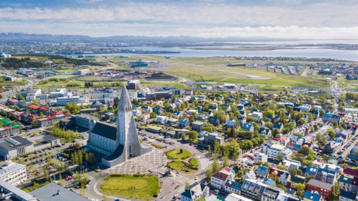 Reykjavik Iceland city scape