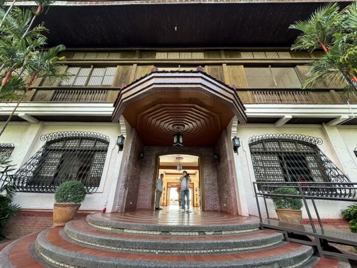 The main door of the residence of the family of Ferdinand Marcos when he was the President of the Philippines.