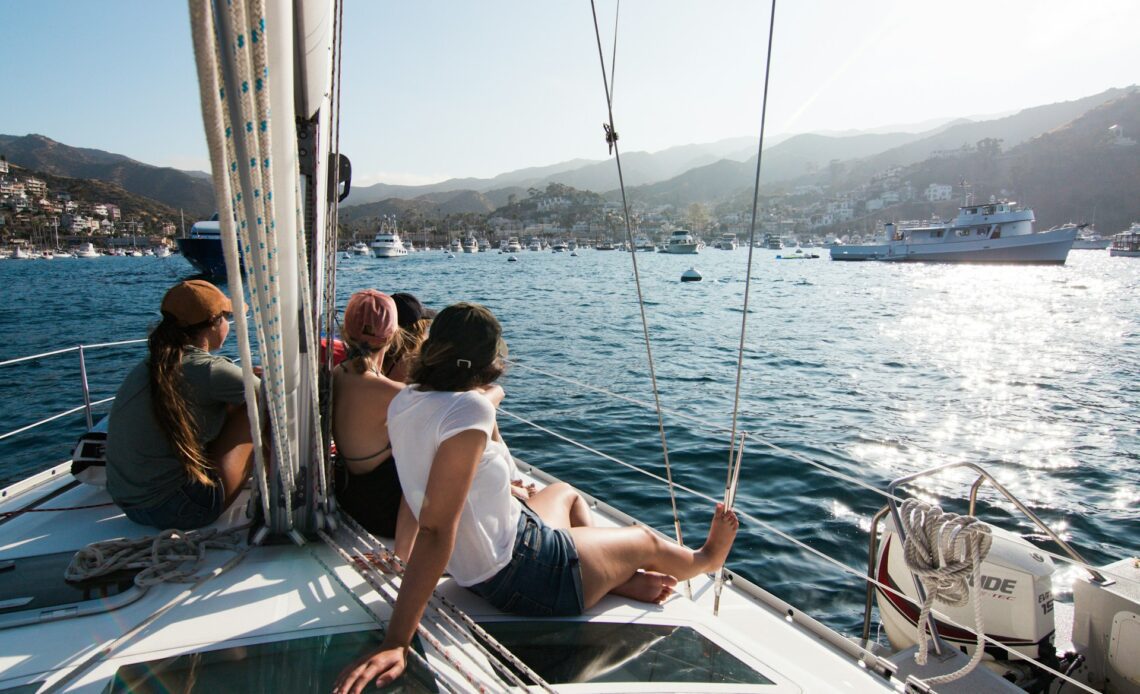 Sailing to Santa Catalina Island makes for a fun water adventure (photo: Luke Bender)