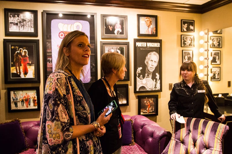 women in backstage room Grand Ole Opry