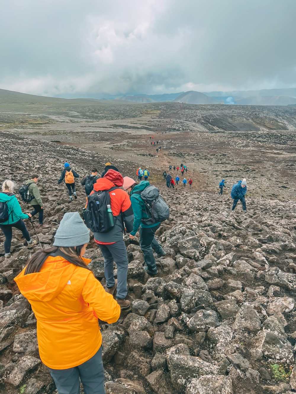 Hiking To An Active Volcano Eruption In Iceland (Near Reykjavik)