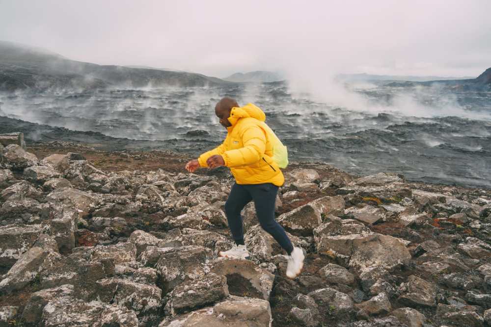 Hiking To An Active Volcano Eruption In Iceland (Near Reykjavik)