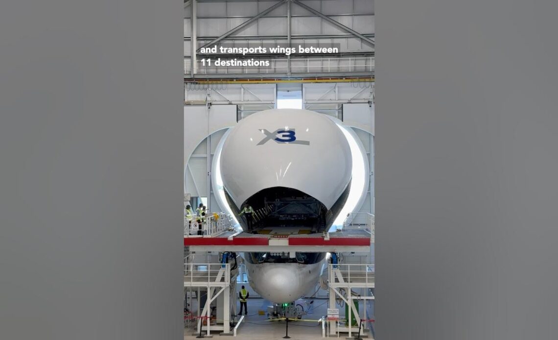 Exclusive look at Airbus Beluga XL factory! #shorts #aviation