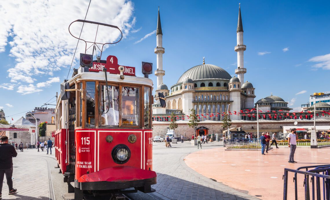 Explore Istanbul on a budget by using the tram to get around (photo: RuslanKaln, iStock license)