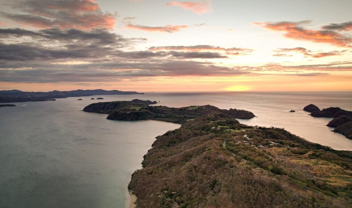 Sunset at Bay of Papagayo Costa Rica