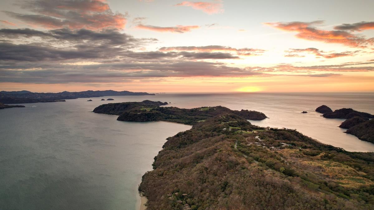 Sunset at Bay of Papagayo Costa Rica