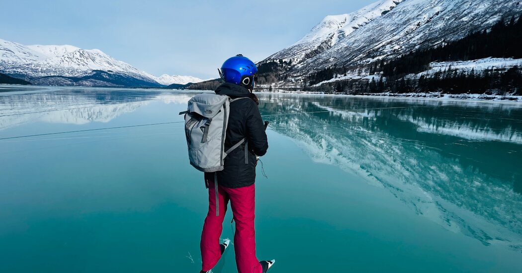 Skating on ‘Wild’ Ice in Alaska