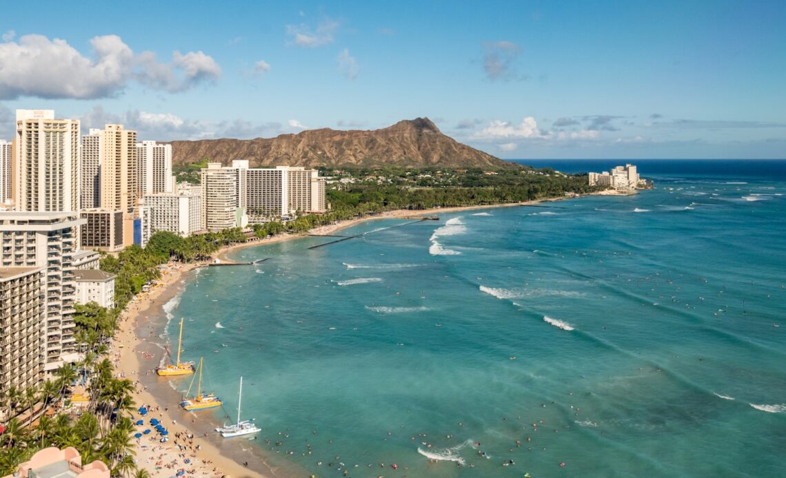 Waikiki Beach, one of the best beaches in Hawaii (photo: AussieActive)