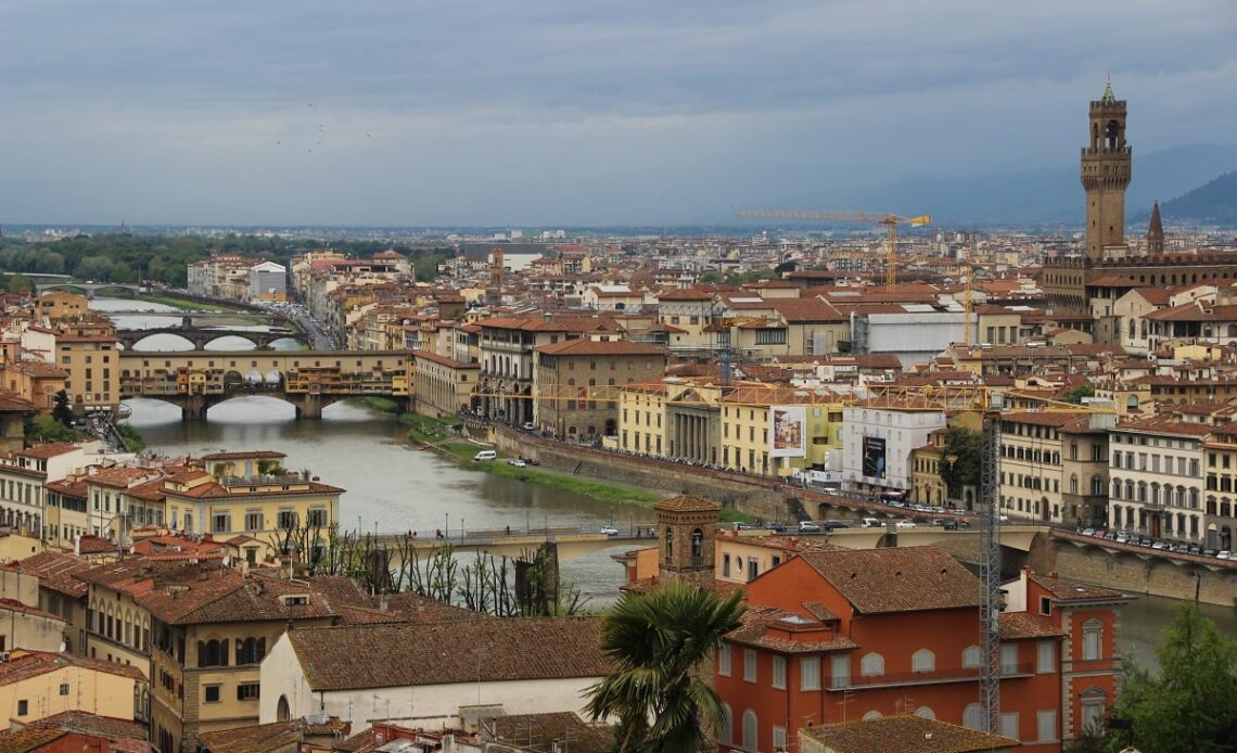 View of the Florence and the Arno River