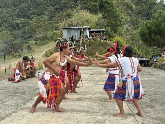 Mayoyao LGU dancers at Mt. Nagchajan Viewpoint