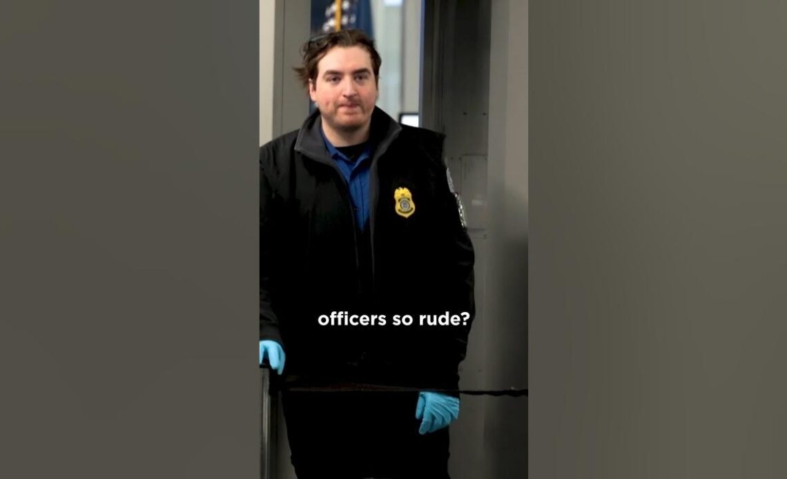 Why TSA officers are rude 👀 #shorts