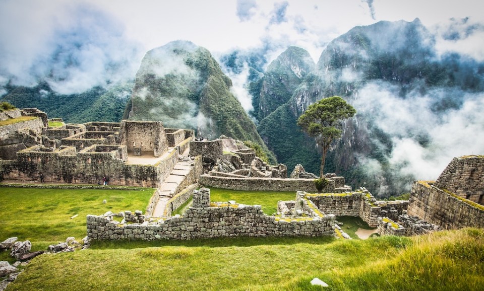 Ancient city of Machu Picchu in Peru. South America.