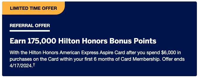 Amex US Hilton Cards: New Offers for Up to 175,000 Points!