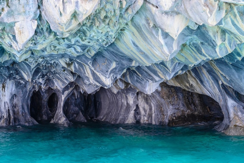 Marble Caves of lake General Carrera