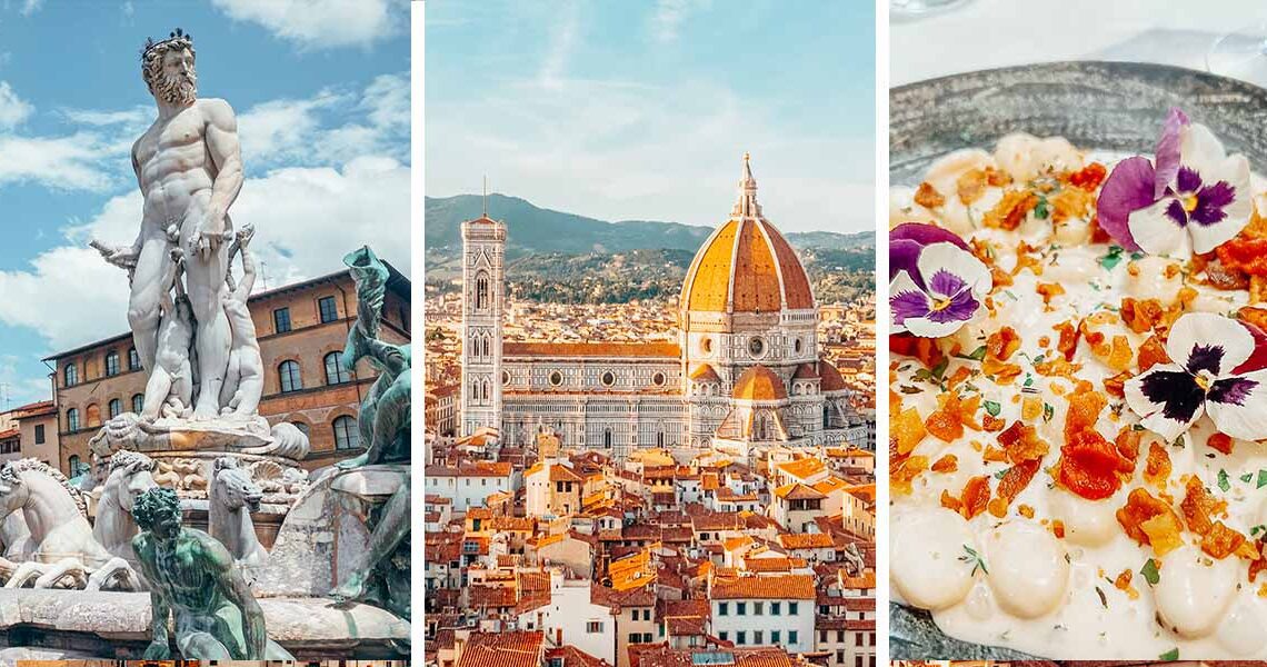 Terracotta rooftops shimmering in the Tuscan sun, the Arno river flowing calmly beneath centuries-old bridges and the sound of footsteps on cobbled streets. The same cobblestones artists such as Leonardo da Vinci and Michelangelo once walked on, but now worn in time. Welcome to what's in store on this Florence Italy 3-Day itinerary!