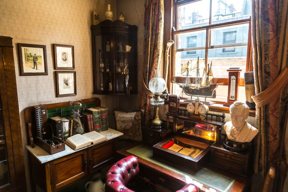 Sherlock Holmes Museum, 221 Baker street in London, England, United Kingdom on June 14, 2016