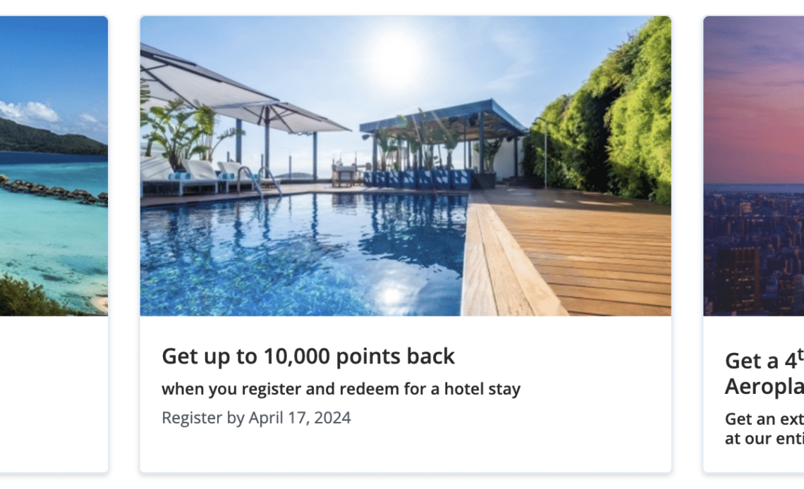 Aeroplan HotelSavers Promotion: Up to 10,000 Points Back on Hotel Redemptions