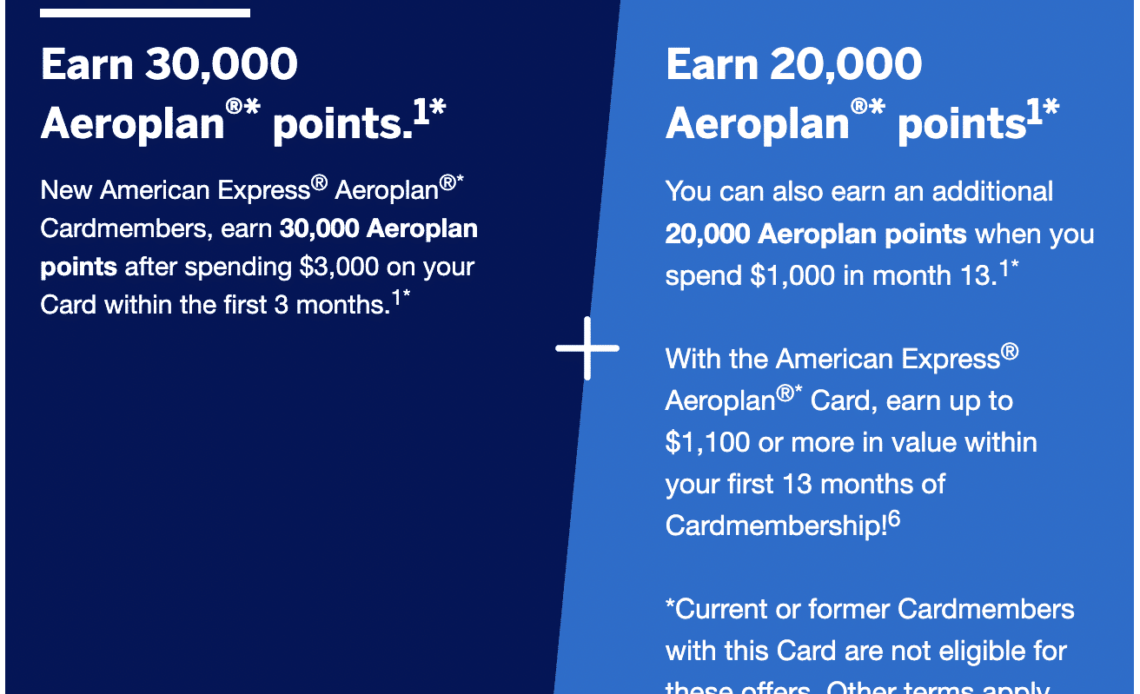 Amex Aeroplan Card: New Offer for Up to 50,000 Points