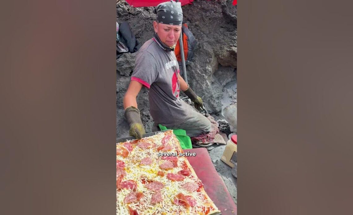 Eating pizza on an active volcano in Guatemala 🍕🌋 - 📽 - natashaa_perez #travel