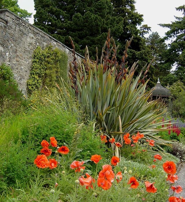 You can visit Bodnant Garden in North Wales