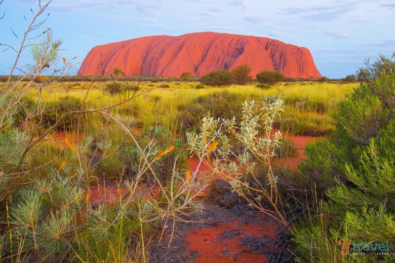 Uluru at sunset