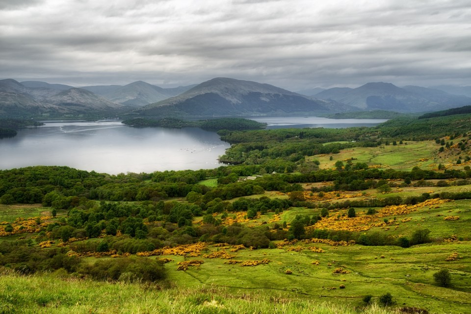 View from Conic hill on Loch Lomond, Scotland