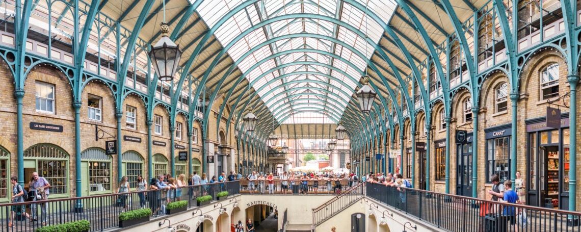 People in Covent Garden, London