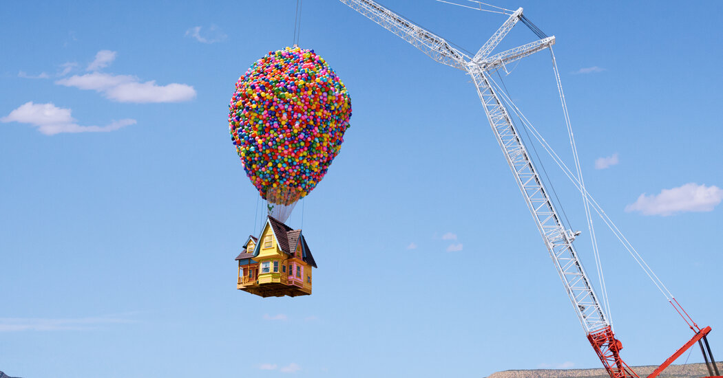 In Latest Stunt, Airbnb Lists the ‘Up’ House. It Floats.