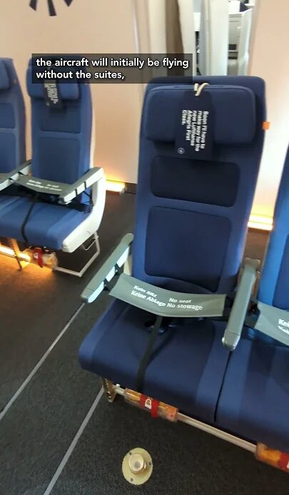 Was the new Lufthansa Allegris cabin worth the wait? Here's an in-depth review #shorts #lufthansa