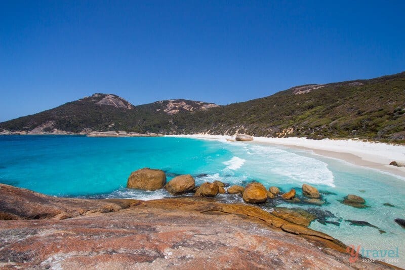 sweeping cove of Little Beach, Albany, Western Australia