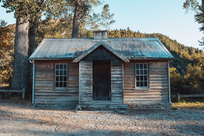 wooden shack Arrowtown, New Zealand