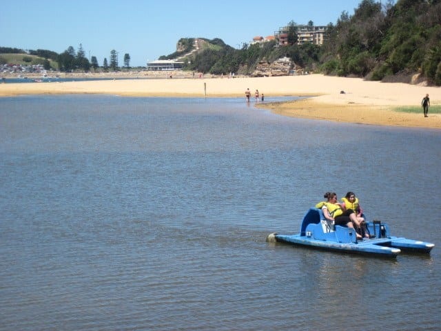 Paddle Boating Terrigal Lagoon