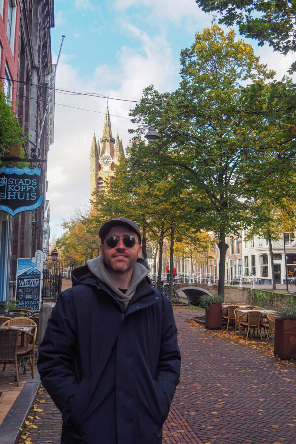 Travel Blogger, Kyle Kroeger in Oude Delft, Netherlands