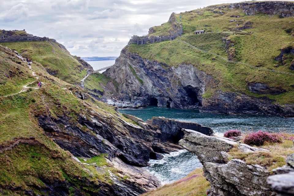 Tintagel bay North Cornwall coast, England, United Kingdom