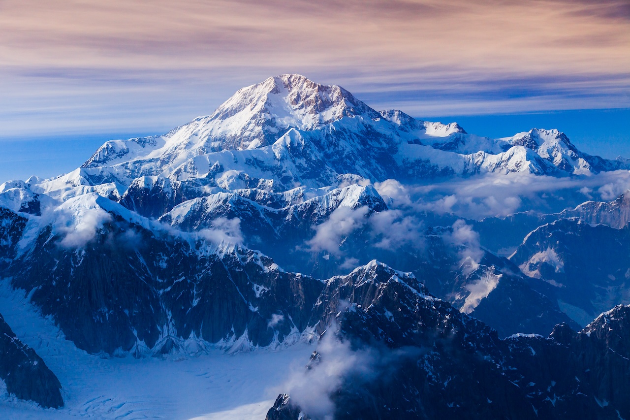 Aerial view of Denali