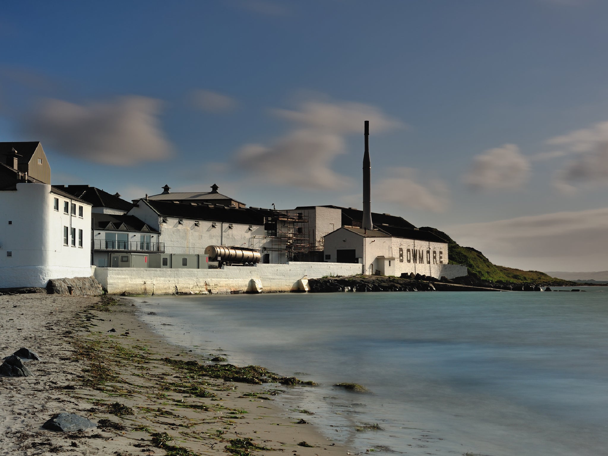 Bowmore distillery is one of nine whisky distilleries on Islay